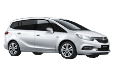 Car Hire Bedworth - Vauxhall Zafira 5 + 2 - Minibus hire Bedworth